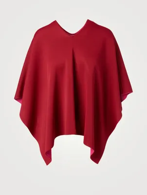 Asymmetric Poncho Sweater