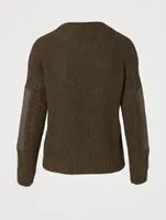 Cable Knit Alpaca Wool-Blend Sweater