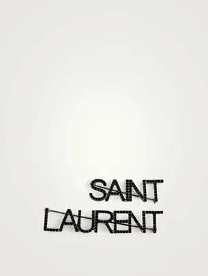 SAINT LAURENT Logo Brooches