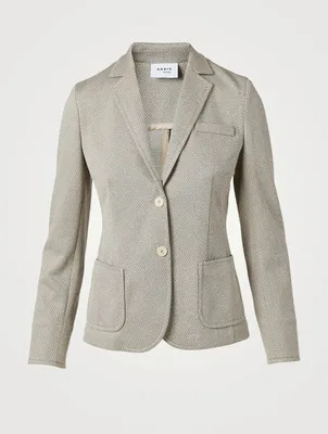 Fitted Single-Breasted Blazer