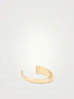 18K Goldplated Shooting Star Cuff Bracelet