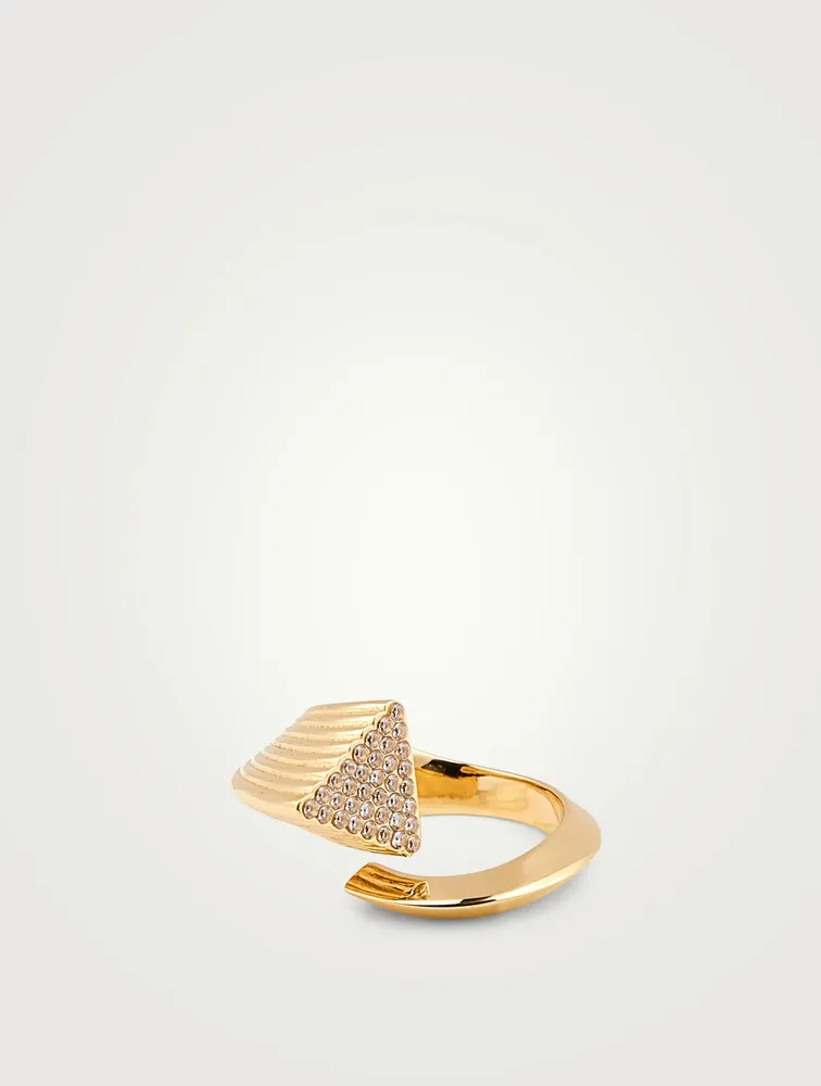 18K Goldplated Shooting Star Ring