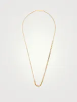 18K Goldplated Mixed Chain Necklace