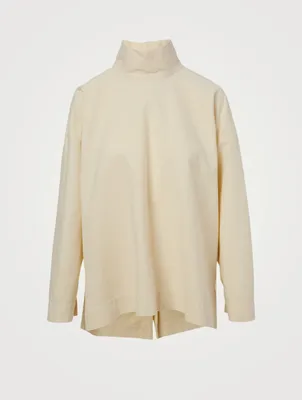 Boiled Cotton And Linen Shirt