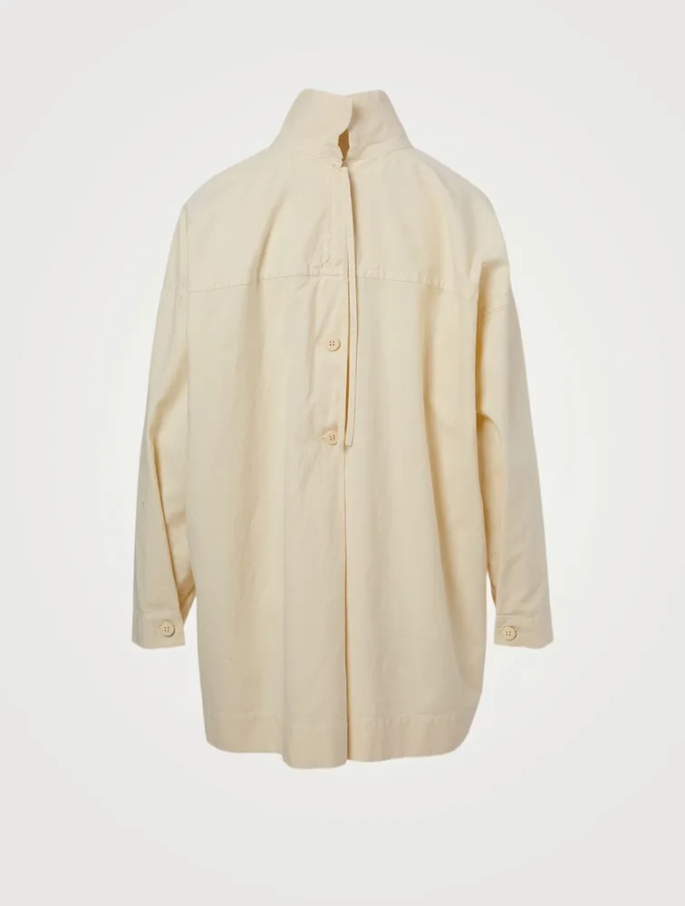 Boiled Cotton And Linen Shirt