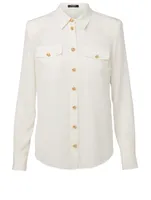 Silk Crepe De Chine Shirt