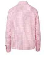 Cotton Shirt Gingham Print