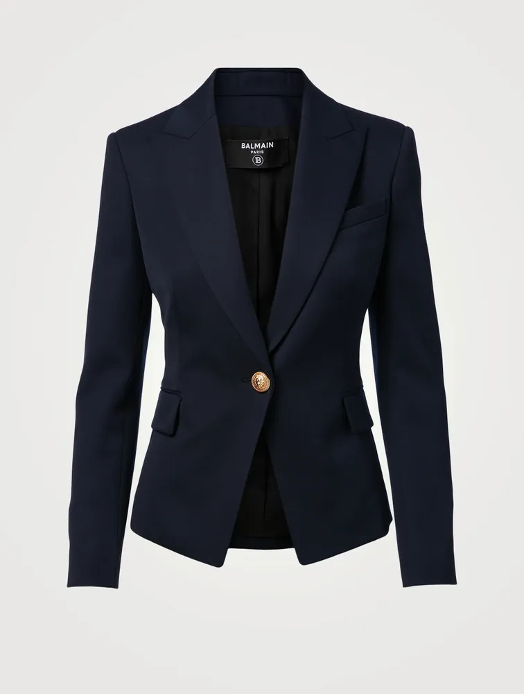 Wool Fitted Blazer