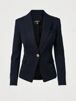 Wool Fitted Blazer