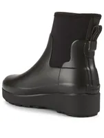 Neoprene And Rubber Creeper Chelsea Rain Boots