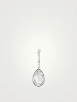 Clarity Hoop Earring With Crystal