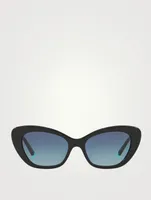 Diamond Point Cat Eye Sunglasses