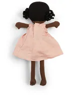 Ada Plush Doll In Linen Dress