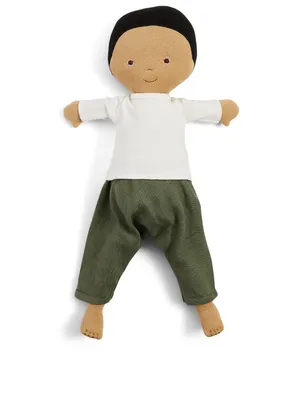 Jules Plush Doll In Shirt & Linen Pants