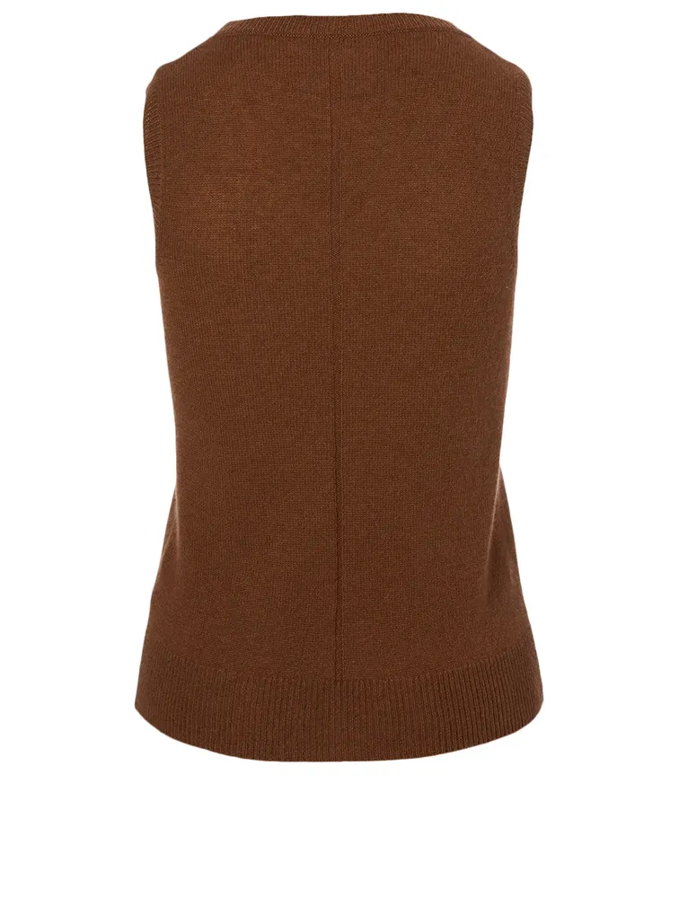 Amalia Cashmere Sleeveless Top