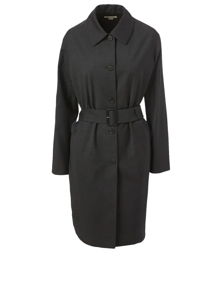 Marcian Wool Belted Coat