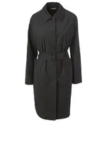 Marcian Wool Belted Coat