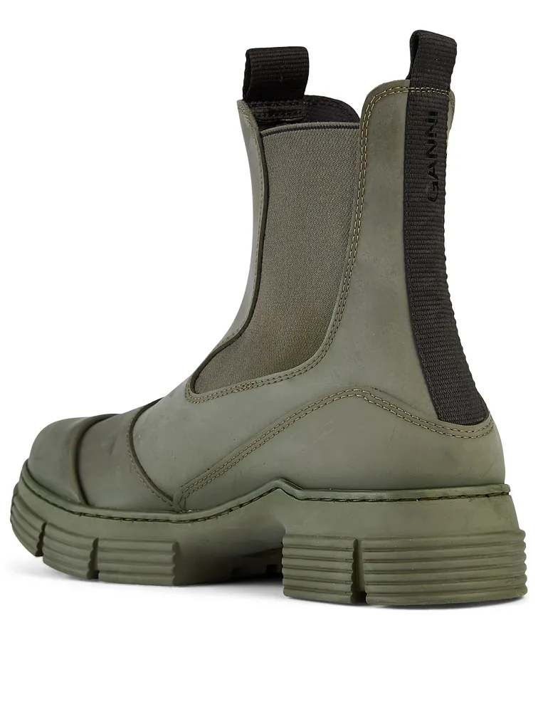 Recycled Rubber Chelsea Boots