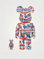 Andy Warhol Brillo 100% & 400% Be@rbrick Set