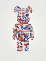 Andy Warhol Brillo 100% & 400% Be@rbrick Set