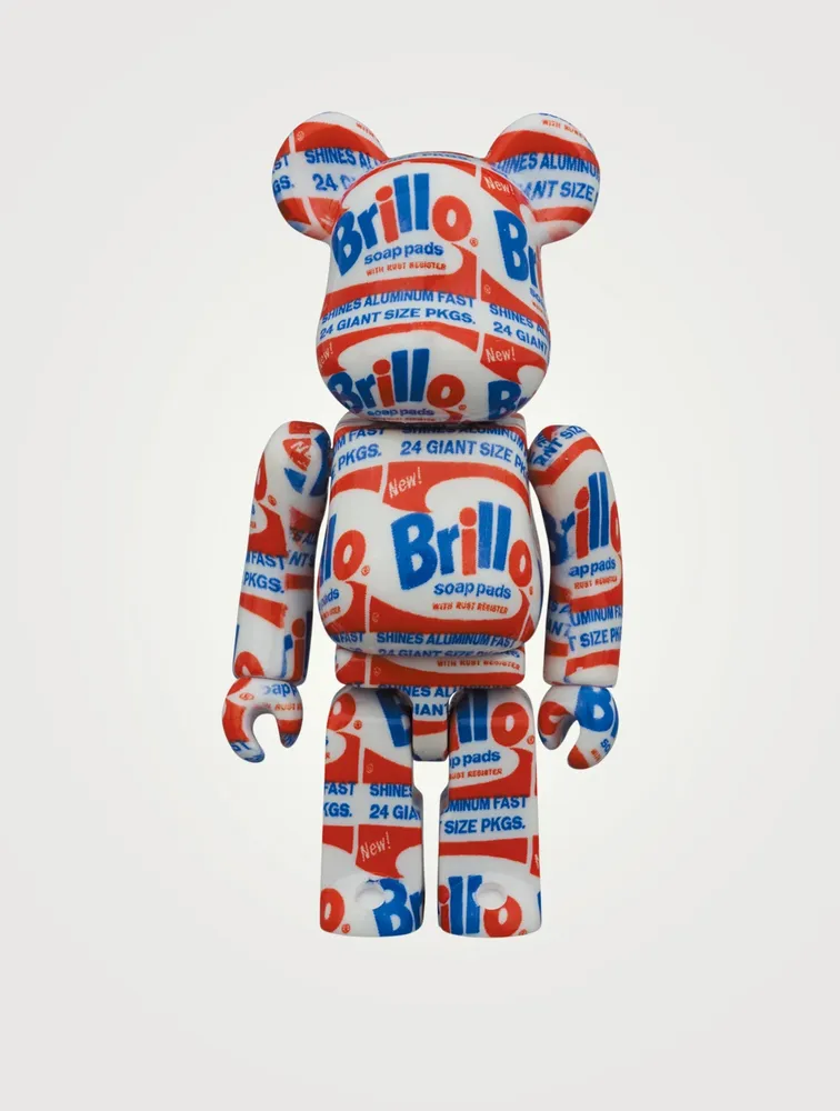 Andy Warhol Brillo 100% & 400% Be@rbrick Set