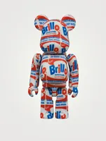 Andy Warhol Brillo 100% & 400% Be@rbrick Set