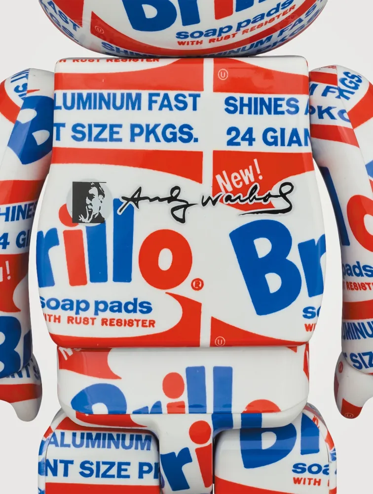 Andy Warhol Brillo 100% & 400% Be@rbrick Set