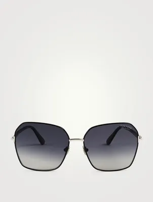 Claudia Geometric Polarized Sunglasses