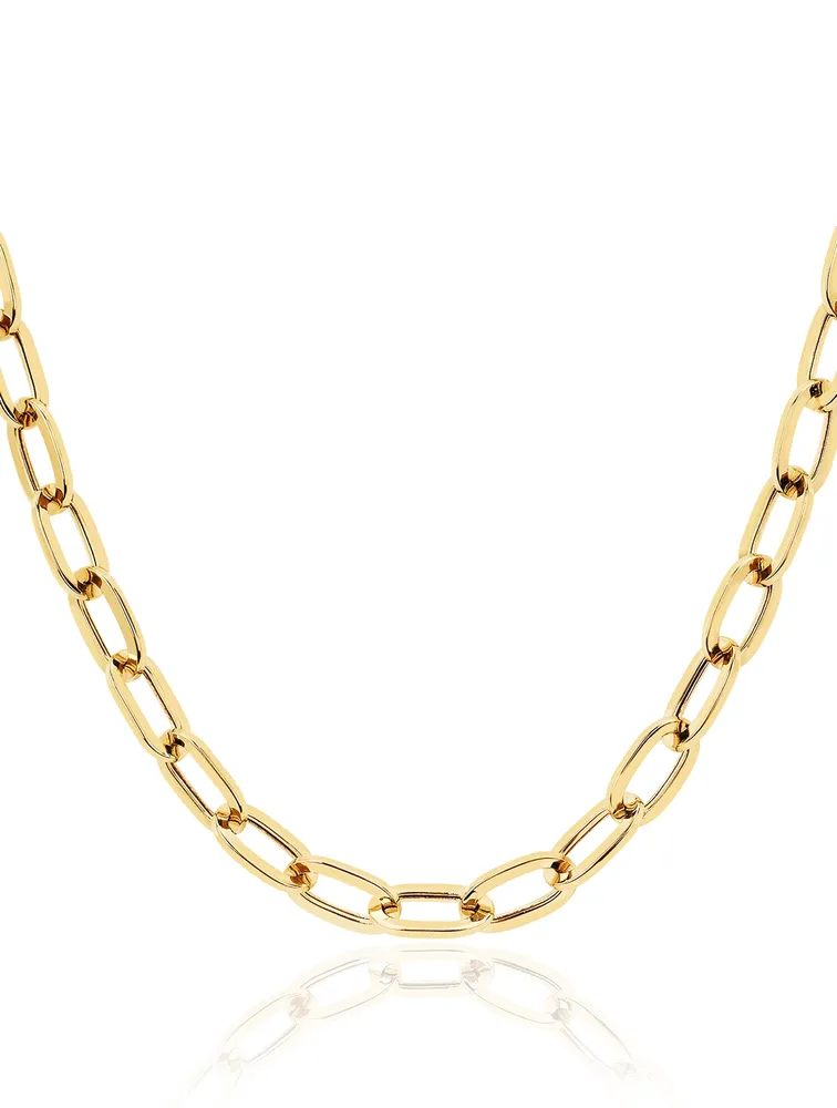 Jumbo 14K Gold Link Necklace