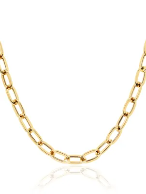 Jumbo 14K Gold Link Necklace