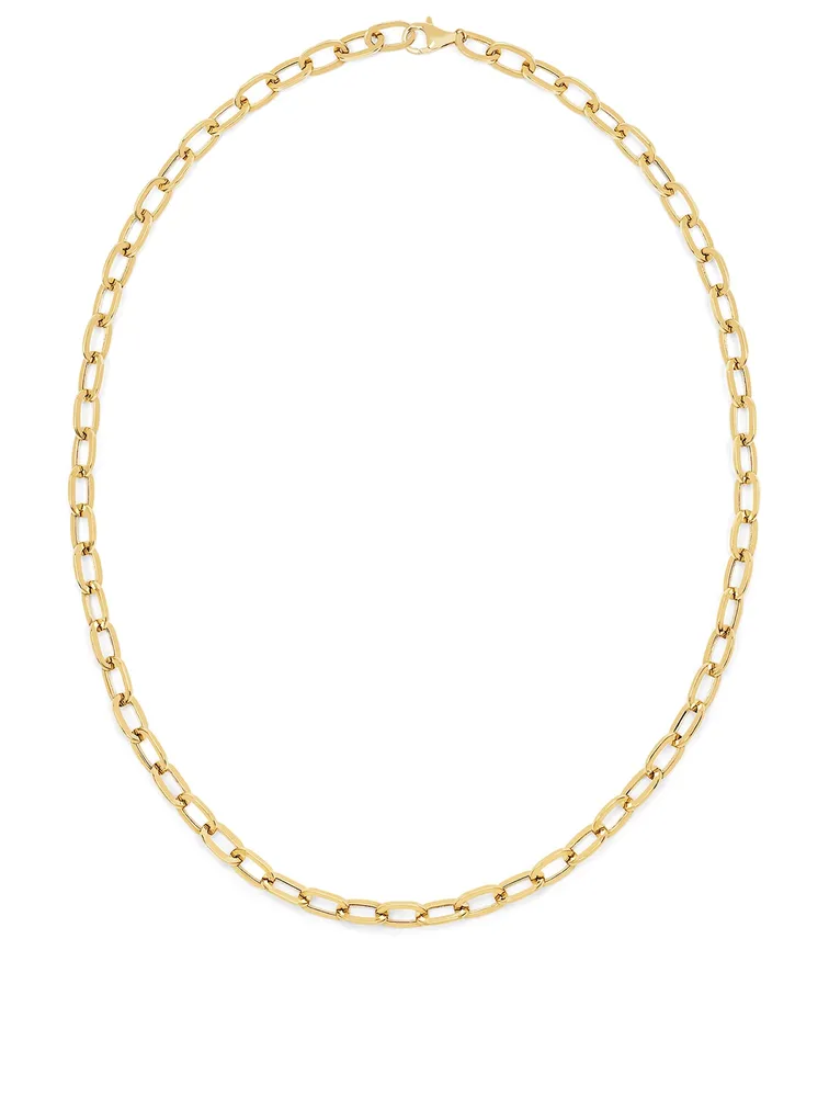 Jumbo 14K Gold Link Necklace