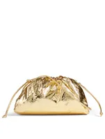 The Mini Pouch Metallic Leather Clutch Bag