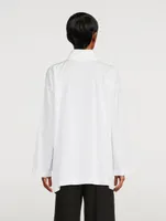 Cotton Poplin A-Line Shirt