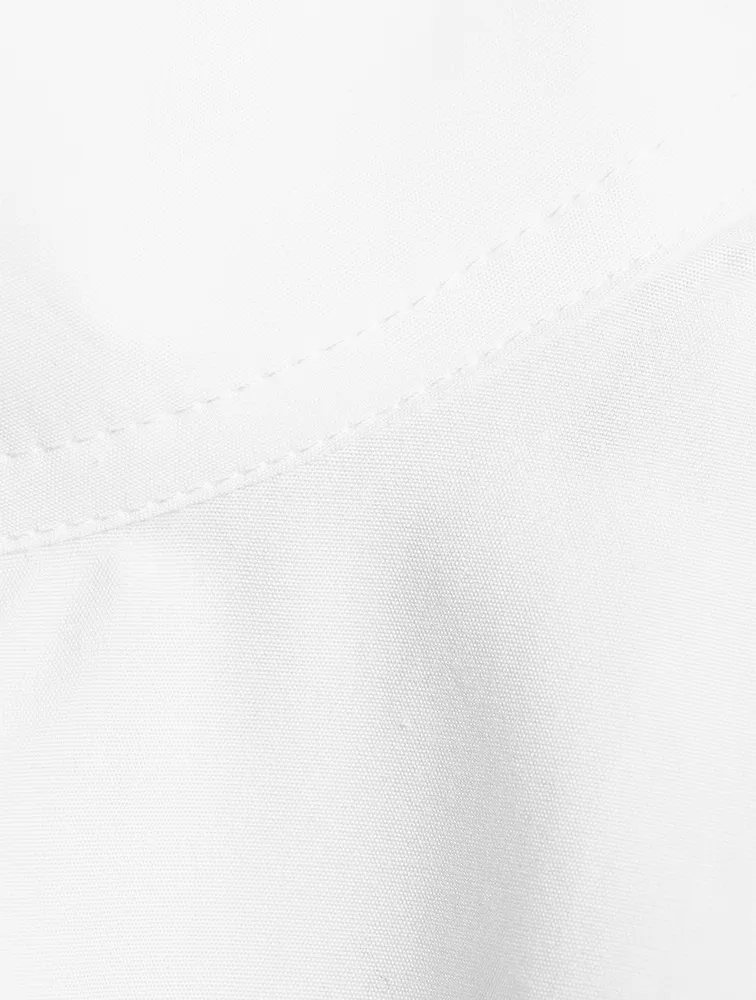 Cotton Poplin A-Line Shirt