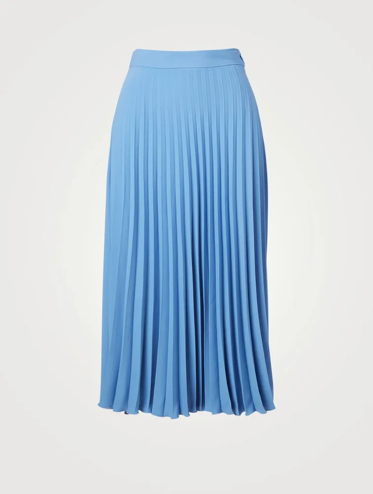 Pleated Midi Skirt