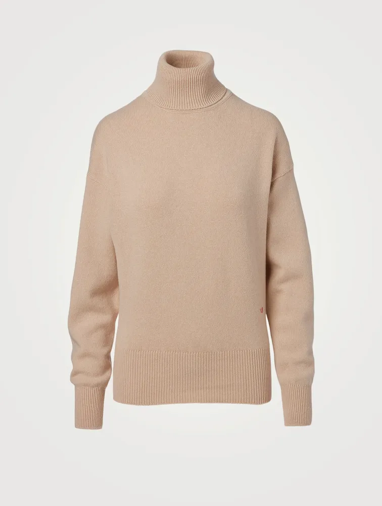 Cashmere-Blend Turtleneck Sweater