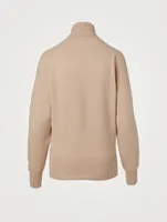 Cashmere-Blend Turtleneck Sweater