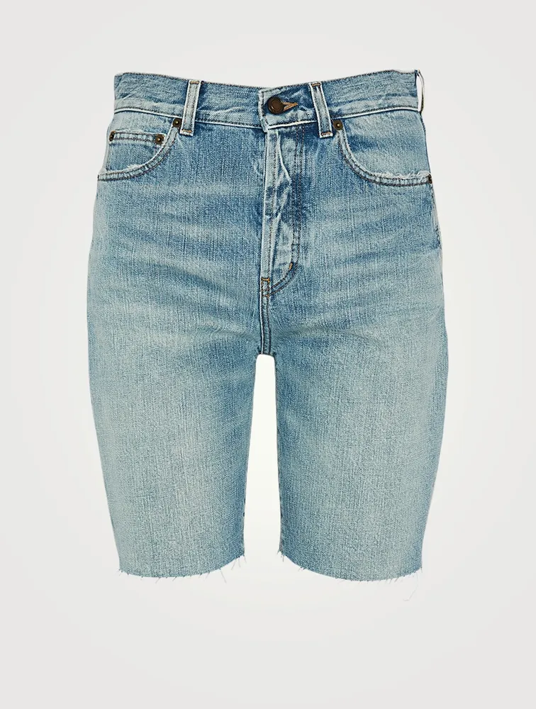 Denim Bermuda Shorts