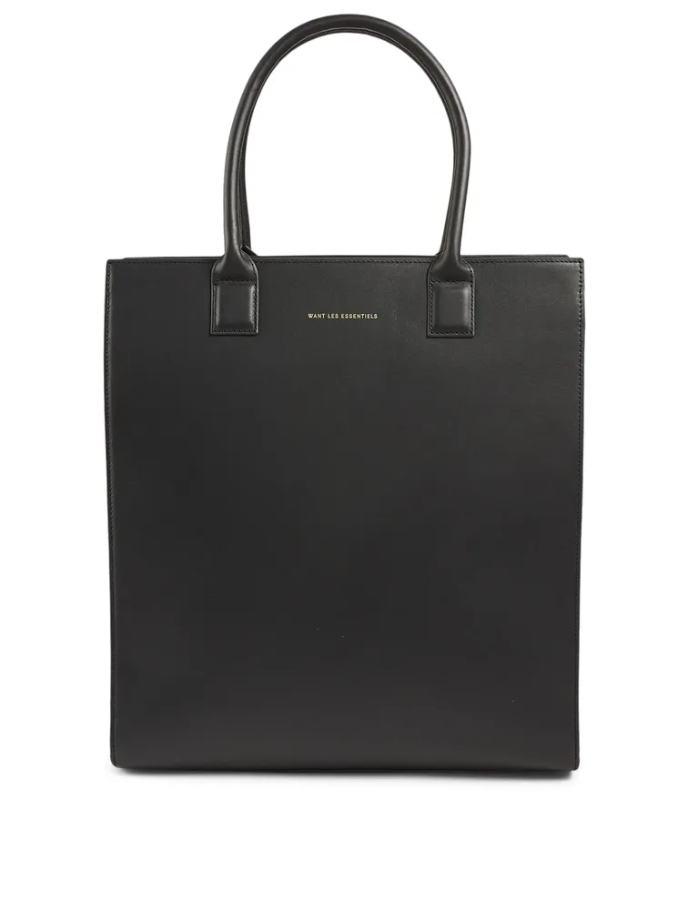 Aberdeen Structured Leather Tote Bag