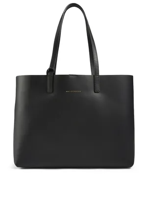 Strauss Leather Shopper Tote Bag