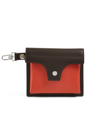 Tubuai Zipped Leather Cardholder