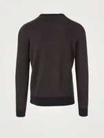 Wool Chevron Sweater