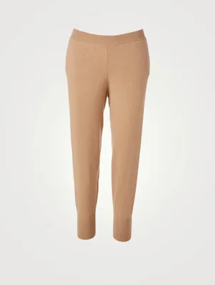 Cashmere And Wool Jogger Pants