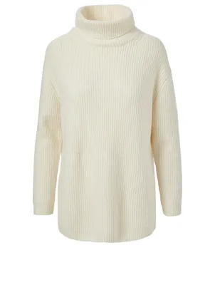 Gretchen Cotton-Blend Turtleneck Sweater