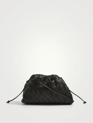 The Mini Pouch Intrecciato Leather Clutch Bag