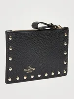 Rockstud Leather Coin Purse