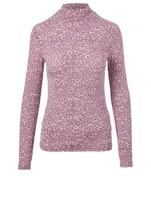 Elsi Turtleneck Top Floral Print