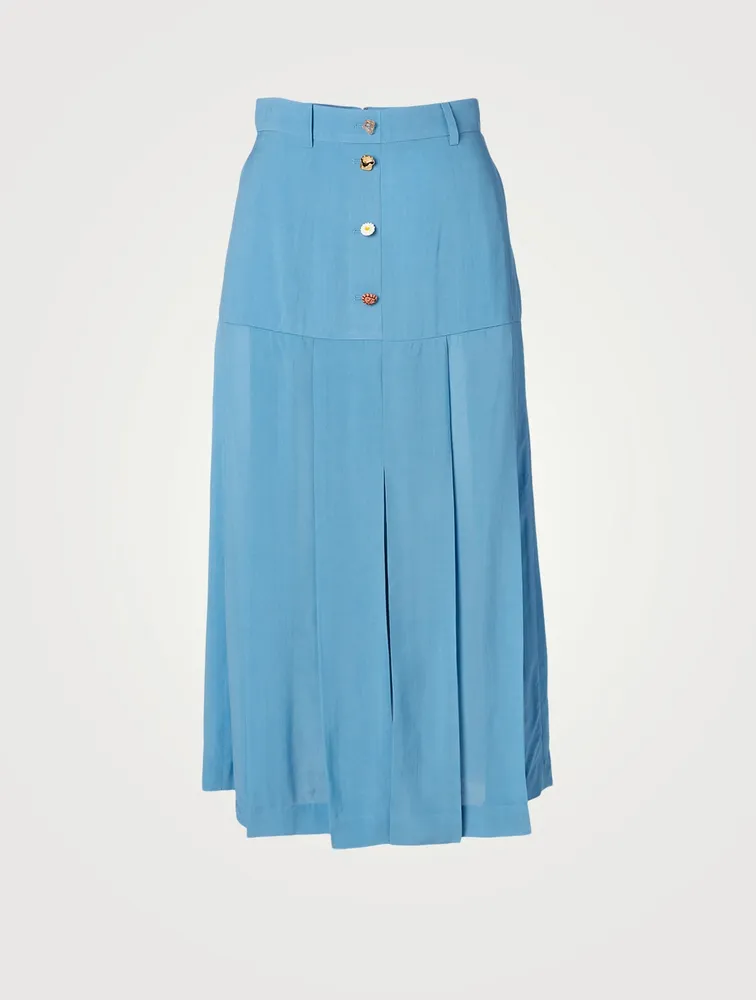 Miller Buttoned Midi Skirt