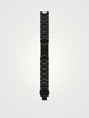 Large 001 TFT Black DLC Bracelet, 21mm