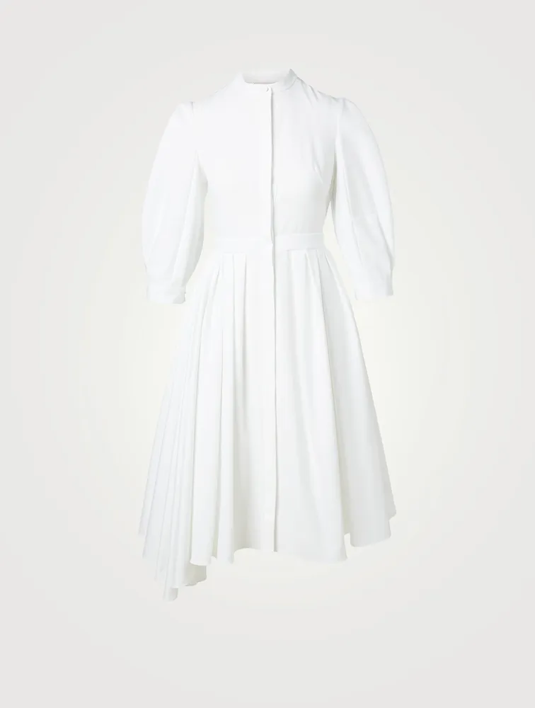 Cotton Midi Shirt Dress